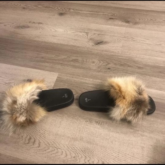 New Real fur slippers slides diff. Sizes - Picture 2 of 3